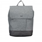 Rucksack Benno BE130 mit Laptopfach 13 Zoll Stone, Farbe: grau, Marke: Zwei, EAN: 4250257923683, Abmessungen in cm: 28x35x11, Bild 1 von 6