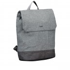 Rucksack Benno BE130 mit Laptopfach 13 Zoll Stone, Farbe: grau, Marke: Zwei, EAN: 4250257923683, Abmessungen in cm: 28x35x11, Bild 2 von 6