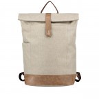 Rucksack Olli O26 mit Laptopfach 13 Zoll Creme, Farbe: beige, Marke: Zwei, EAN: 4250257928121, Bild 1 von 7