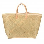 Badetasche / Korb Natur, Farbe: cognac, Marke: Piero Erbacci, EAN: 8717924274333, Abmessungen in cm: 42x36x20, Bild 3 von 6