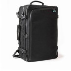 Rucksack / Reisetasche Bergamo Cabin Size Schwarz, Farbe: schwarz, Marke: Aporti, EAN: 4250155386016, Abmessungen in cm: 40x55x20, Bild 3 von 6