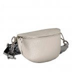 Gürteltasche mit Webriemen Hellgrau, Farbe: grau, Marke: Hausfelder Manufaktur, EAN: 4065646009998, Bild 2 von 6