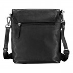 Umhängetasche Nappa Schwarz, Farbe: schwarz, Marke: Hausfelder Manufaktur, EAN: 4065646006898, Abmessungen in cm: 18x20x7, Bild 3 von 6