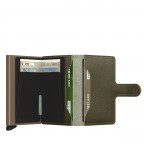 Geldbörse Miniwallet Saffiano mit RFID-Schutz Olive, Farbe: grün/oliv, Marke: Secrid, EAN: 8718215288473, Abmessungen in cm: 6.8x10.2x1.6, Bild 3 von 5