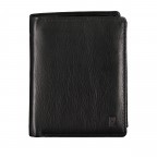 Geldbörse Nappa mit RFID-Schutz Schwarz, Farbe: schwarz, Marke: Hausfelder Manufaktur, EAN: 4065646007673, Abmessungen in cm: 9.5x12x2, Bild 1 von 5