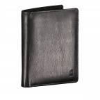 Geldbörse Nappa mit RFID-Schutz Schwarz, Farbe: schwarz, Marke: Hausfelder Manufaktur, EAN: 4065646007673, Abmessungen in cm: 9.5x12x2, Bild 2 von 5