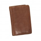Geldbörse mit RFID-Schutz Cognac, Farbe: cognac, Marke: Hausfelder Manufaktur, EAN: 4065646007680, Abmessungen in cm: 9x12x2.5, Bild 2 von 5
