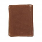 Geldbörse mit RFID-Schutz Cognac, Farbe: cognac, Marke: Hausfelder Manufaktur, EAN: 4065646007680, Abmessungen in cm: 9x12x2.5, Bild 3 von 5
