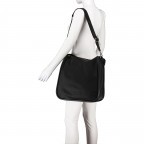 Beuteltasche Bivio Hobo Selenay LVZ Black, Farbe: schwarz, Marke: Bogner, EAN: 4048835064046, Abmessungen in cm: 38x36.5x12.5, Bild 5 von 8