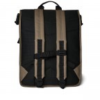 Rucksack Buckle Rolltop Wood, Farbe: braun, Marke: Rains, EAN: 5711747524722, Abmessungen in cm: 34x47x12, Bild 2 von 5