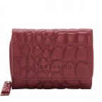 Geldbörse Waxy Kroko Pablita Wallet mit RFID-Schutz Peony, Farbe: rot/weinrot, Marke: Liebeskind Berlin, EAN: 4064657037754, Abmessungen in cm: 11x8.5x2.5, Bild 1 von 4