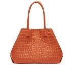 Shopper Waxy Kroko Chelsea M Dark Mandarine, Farbe: orange, Marke: Liebeskind Berlin, EAN: 4064657035019, Abmessungen in cm: 36x28x15, Bild 1 von 7