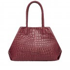 Shopper Waxy Kroko Chelsea M Peony, Farbe: rot/weinrot, Marke: Liebeskind Berlin, EAN: 4064657035026, Abmessungen in cm: 36x28x15, Bild 1 von 7