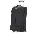Reisetasche Road Quest Duffle Wheel M mit zwei Rollen Solid Black, Farbe: schwarz, Marke: American Tourister, EAN: 5414847661617, Abmessungen in cm: 38x69x29, Bild 2 von 9