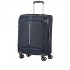 Koffer Popsoda Spinner 55 IATA-Maß Dark Blue, Farbe: blau/petrol, Marke: Samsonite, EAN: 5414847968976, Abmessungen in cm: 40x55x20, Bild 2 von 8