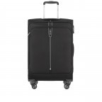 Koffer Popsoda Spinner 66 erweiterbar auf 73.5 Liter Black, Farbe: schwarz, Marke: Samsonite, EAN: 5414847969027, Abmessungen in cm: 44x66x28, Bild 1 von 14