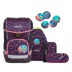 Schulranzen Cubo Light Set 5-teilig Bärmuda Viereck, Farbe: flieder/lila, Marke: Ergobag, EAN: 4057081119813, Abmessungen in cm: 25x40x20, Bild 1 von 7