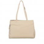 Shopper Nappa Beige, Farbe: beige, Marke: Hausfelder Manufaktur, EAN: 4065646007581, Abmessungen in cm: 36x28x13, Bild 1 von 5