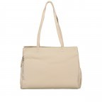 Shopper Nappa Beige, Farbe: beige, Marke: Hausfelder Manufaktur, EAN: 4065646007581, Abmessungen in cm: 36x28x13, Bild 1 von 5