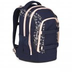 Rucksack Pack mit austauschbaren Swaps Bloomy Breeze, Farbe: blau/petrol, Marke: Satch, EAN: 4057081145287, Abmessungen in cm: 30x45x22, Bild 2 von 9