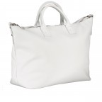 Handtasche Weiß, Farbe: weiß, Marke: Hausfelder Manufaktur, EAN: 4065646010215, Abmessungen in cm: 30x25x14, Bild 2 von 7