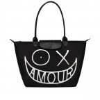 Shopper Le Pliage André Shopper L Limited Edition Schwarz, Farbe: schwarz, Marke: Longchamp, EAN: 3597922206674, Abmessungen in cm: 31x30x19, Bild 1 von 5