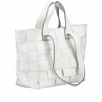 Tasche Weiß, Farbe: weiß, Marke: Hausfelder Manufaktur, EAN: 4065646010420, Abmessungen in cm: 31x30x14, Bild 2 von 7