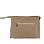 Kulturbeutel L Taupe, Farbe: taupe/khaki, Marke: Hausfelder Manufaktur, EAN: 4065646010512, Abmessungen in cm: 28x22x9, Bild 1 von 5