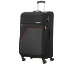 Koffer Sky Surfer Spinner L Expandable Black Red, Farbe: schwarz, Marke: American Tourister, EAN: 5400520120120, Abmessungen in cm: 44x78x29, Bild 1 von 6