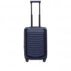 Koffer Roadster Hardcase 4W Business Trolley S erweiterbar Dark Blue Matt, Farbe: blau/petrol, Marke: Porsche Design, EAN: 4056487000237, Abmessungen in cm: 38x55x23, Bild 1 von 4