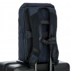 Rucksack Urban Eco Backpack M1 mit Laptopfach 15 Zoll Dark Blue, Farbe: blau/petrol, Marke: Porsche Design, EAN: 4056487017525, Abmessungen in cm: 26x42x17, Bild 5 von 16