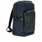 Rucksack Urban Eco Backpack M2 mit Laptopfach 15 Zoll Dark-Blue, Farbe: blau/petrol, Marke: Porsche Design, EAN: 4056487017464, Abmessungen in cm: 33x43x17, Bild 2 von 17