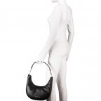 Beuteltasche Goulash Nero, Farbe: schwarz, Marke: Valentino Bags, EAN: 8058043786858, Abmessungen in cm: 28x27x8, Bild 4 von 8