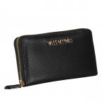 Geldbörse Divina Nero Gold, Farbe: schwarz, Marke: Valentino Bags, EAN: 8058043479910, Abmessungen in cm: 19x10x2.5, Bild 2 von 4