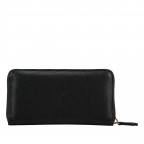 Geldbörse Divina Nero Gold, Farbe: schwarz, Marke: Valentino Bags, EAN: 8058043479910, Abmessungen in cm: 19x10x2.5, Bild 3 von 4