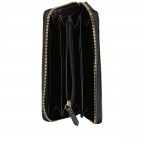 Geldbörse Divina Nero Gold, Farbe: schwarz, Marke: Valentino Bags, EAN: 8058043479910, Abmessungen in cm: 19x10x2.5, Bild 4 von 4
