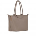 Shopper Le Pliage City Shopper L Taupe, Farbe: taupe/khaki, Marke: Longchamp, EAN: 3597922212422, Abmessungen in cm: 31x30x19, Bild 2 von 4