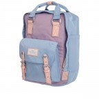 Rucksack Macaroon Bicolor Volumen 16 Liter Lilac Light Blue, Farbe: flieder/lila, Marke: Doughnut, EAN: 4897065905526, Abmessungen in cm: 28x38x11, Bild 2 von 8