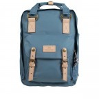 Rucksack Macaroon Reborn Series Volumen 16 Liter Denim, Farbe: blau/petrol, Marke: Doughnut, EAN: 4895222506784, Abmessungen in cm: 28x38x11, Bild 1 von 15