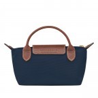 Kosmetiktasche Le Pliage Pochette Blau, Farbe: blau/petrol, Marke: Longchamp, EAN: 3597922210183, Abmessungen in cm: 17x10x5.5, Bild 3 von 5