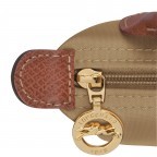 Kosmetiktasche Le Pliage Pochette Sand, Farbe: beige, Marke: Longchamp, EAN: 3597922210138, Abmessungen in cm: 17x10x5.5, Bild 5 von 5