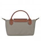 Kosmetiktasche Le Pliage Pochette Grau, Farbe: grau, Marke: Longchamp, EAN: 3597922210145, Abmessungen in cm: 17x10x5.5, Bild 3 von 5