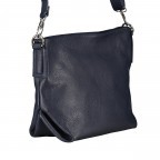 Beuteltasche Blau, Farbe: blau/petrol, Marke: Hausfelder Manufaktur, EAN: 4065646010758, Abmessungen in cm: 33x23x13, Bild 2 von 6