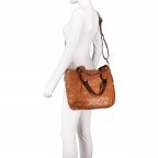 Handtasche Baltea Cognac, Farbe: cognac, Marke: Campomaggi, EAN: 8054302962810, Abmessungen in cm: 34x26x11.5, Bild 6 von 7