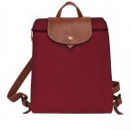 Rucksack Le Pliage Dunkelrot, Farbe: rot/weinrot, Marke: Longchamp, EAN: 3597922209347, Abmessungen in cm: 26x28x10, Bild 1 von 5