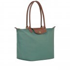 Shopper Le Pliage Shopper L Hellgrün, Farbe: grün/oliv, Marke: Longchamp, EAN: 3597922209415, Abmessungen in cm: 31x30x19, Bild 2 von 4