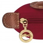 Kosmetiktasche Le Pliage Pochette Weinrot, Farbe: rot/weinrot, Marke: Longchamp, EAN: 3597922210176, Abmessungen in cm: 17x10x5.5, Bild 6 von 6