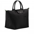 Handtasche Le Pliage Green Handtasche M Schwarz, Farbe: schwarz, Marke: Longchamp, EAN: 3597922140800, Abmessungen in cm: 30x28x20, Bild 2 von 6
