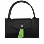 Handtasche Le Pliage Green Handtasche M Schwarz, Farbe: schwarz, Marke: Longchamp, EAN: 3597922140800, Abmessungen in cm: 30x28x20, Bild 5 von 5