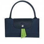 Handtasche Le Pliage Green Handtasche M Dunkelblau, Farbe: blau/petrol, Marke: Longchamp, EAN: 3597922208319, Abmessungen in cm: 30x28x20, Bild 5 von 5
